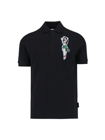 Shop Philipp Plein T-shirts And Polos In Black