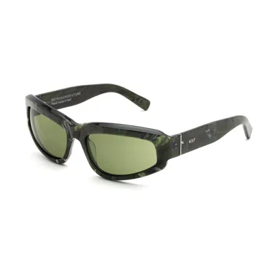 Shop Retrosuperfuture Motore Tartaruga Sunglasses In Ke8 Green