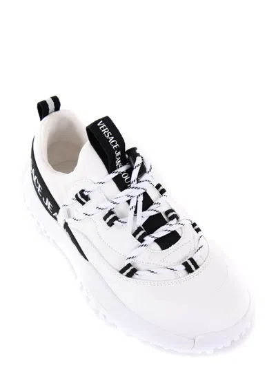 Shop Versace Jeans Couture Couture Sneakers In White