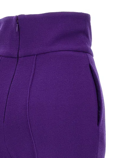 Shop Alexandre Vauthier Tailored Trousers In Purple