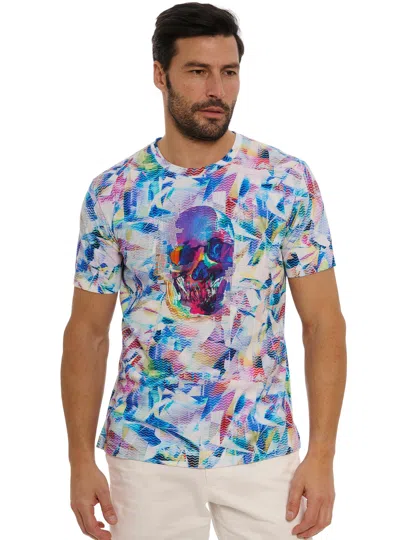 Shop Robert Graham Kaleidoskull T-shirt In Multi