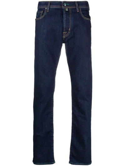 Jacob Cohen Straight-leg Mid-rise Jeans In Blue