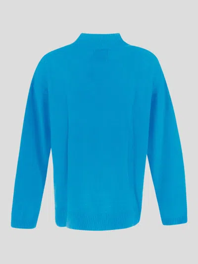 Shop Malebolge Viii Sweaters In Turquoise