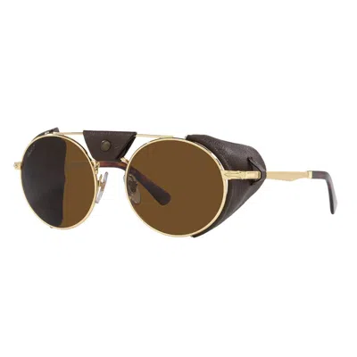 Shop Persol Sunglasses In Gold