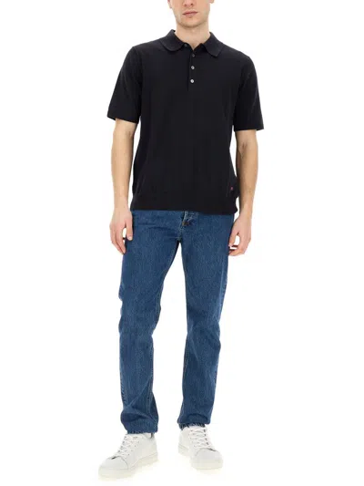 Shop Ps By Paul Smith Ps Paul Smith Regular Fit Polo Shirt In Blue
