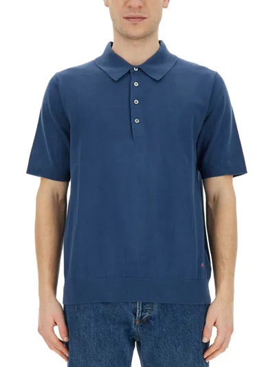 Shop Ps By Paul Smith Ps Paul Smith Regular Fit Polo Shirt In Blue