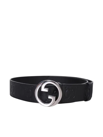 Shop Gucci Belts In Black