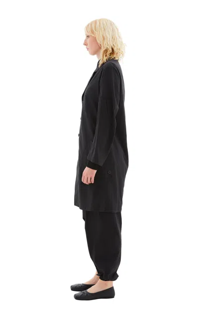 Yohji Yamamoto Ny Typewriter Work Shirt Jacket In Black