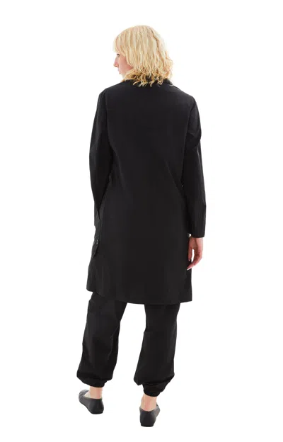 Shop Yohji Yamamoto Ny Typewriter Work Shirt Jacket In Black