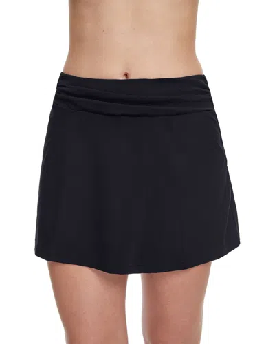 Shop Profile By Gottex Tutti Frutti Lycra Skirt In Black