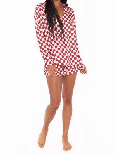 Shop Show Me Your Mumu Early Riser Pj Set In Red Check