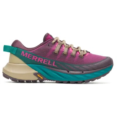 Shop Merrell Women's Agility Peak 4 Sneakers In Fuchsia In Pink