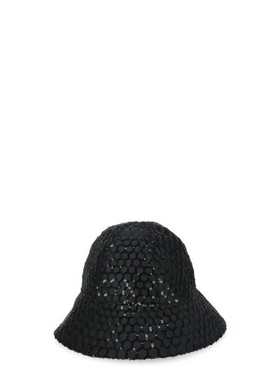 Shop Fabiana Filippi Hats Black