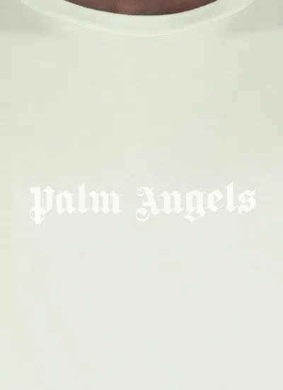 Shop Palm Angels T-shirts And Polos Green