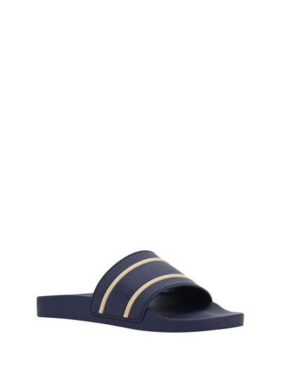 Shop Brunello Cucinelli Sandals In Blu+beige