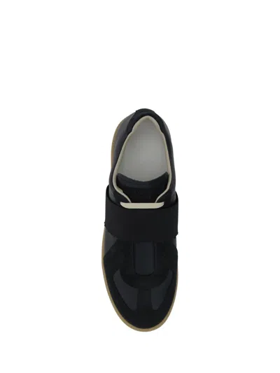 Shop Maison Margiela Sneakers In Black/black