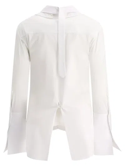 Shop Courrèges "modular Poplin" Shirt In White