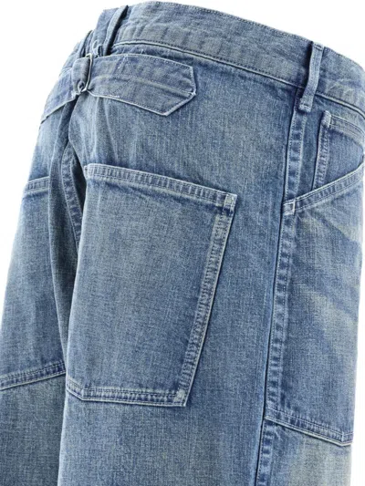 Shop Human Made "baggy" Jeans In Blue