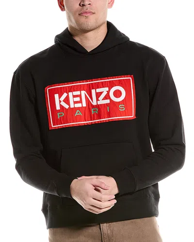 Shop Kenzo Ricmatata Oversized Hoodie In Black