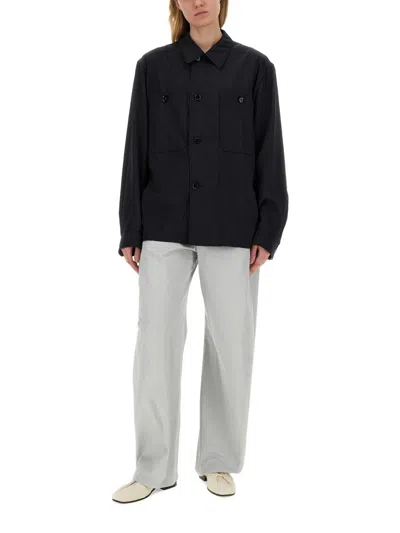 Shop Lemaire Military Shirt In Black