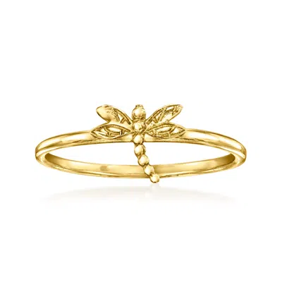Shop Canaria Fine Jewelry Canaria 10kt Yellow Gold Dragonfly Ring