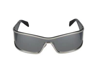 Shop Blumarine Sunglasses In Palladium Polished Total
