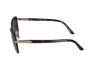 Shop Chopard Sunglasses In Gold Grey Gloss