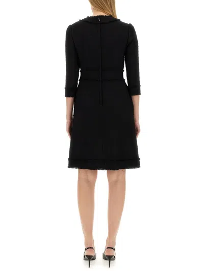 Shop Dolce & Gabbana Midi Dress "rachel" In Black