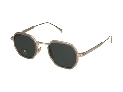 Shop Eyewear By David Beckham Sunglasses In Gold Mud
