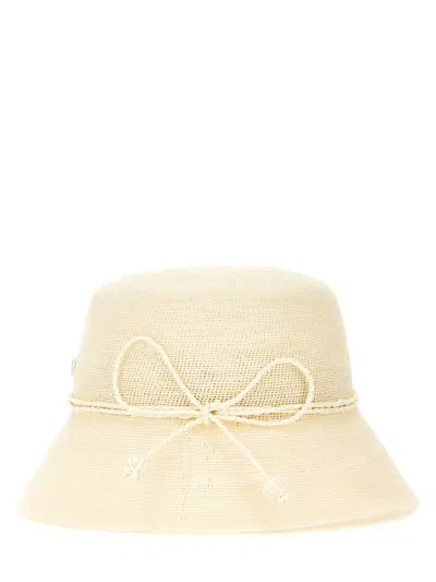 Shop Helen Kaminski Hat "dijon" In Ivory