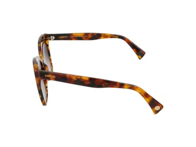 Shop Lanvin Sunglasses In Tortoiseshell