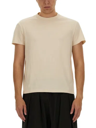 Shop Maison Margiela Jersey T-shirt In White