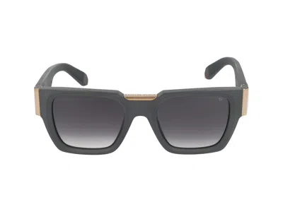 Shop Philipp Plein Sunglasses In Matt Gray