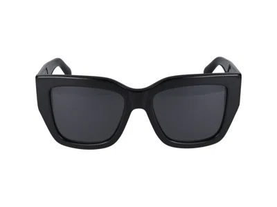 Shop Ferragamo Salvatore  Sunglasses In Black