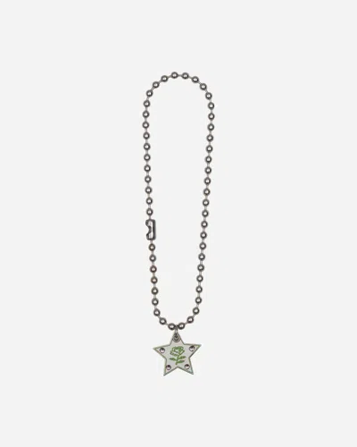 Shop Safsafu Super Star Necklace Silver / In Green
