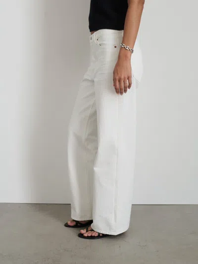 Shop Alex Mill Alek Wide Leg Jean In Sea Salt