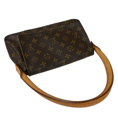 Pre-owned Louis Vuitton Mini Looping Brown Canvas Shoulder Bag ()
