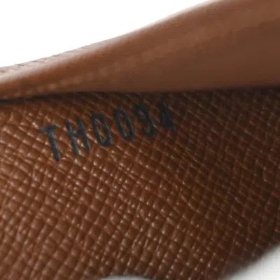 Pre-owned Louis Vuitton Porte Tresor International Brown Canvas Wallet  ()