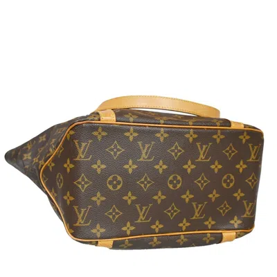 Pre-owned Louis Vuitton Sac Shopping Brown Canvas Shoulder Bag ()