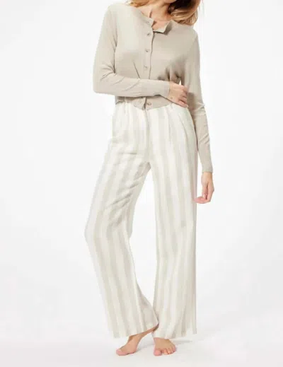 Shop Sophie Rue Frankie Linen Pant In White Multi