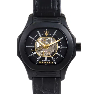 Shop Maserati Fuoriclasse Men's Automatic Watch R8821116008 In Black