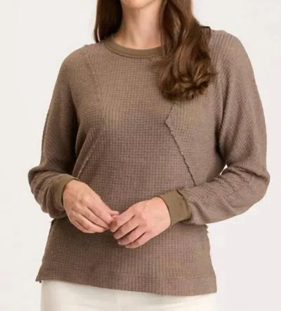 Shop Xcvi Delsi Pullover Sweatshirt In Demitasse In Multi