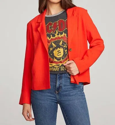 Shop Chaser Santana Blazer In Red