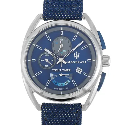 Shop Maserati Trimarano Yacht Timer 41mm Blue Dial Watch R8851132001