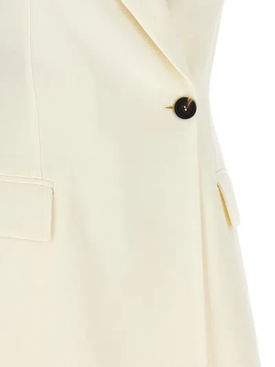 Shop Brunello Cucinelli Double-breasted Vest Gilet White