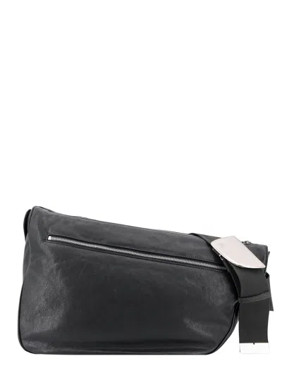 Shop Burberry Messenger Leather Bag