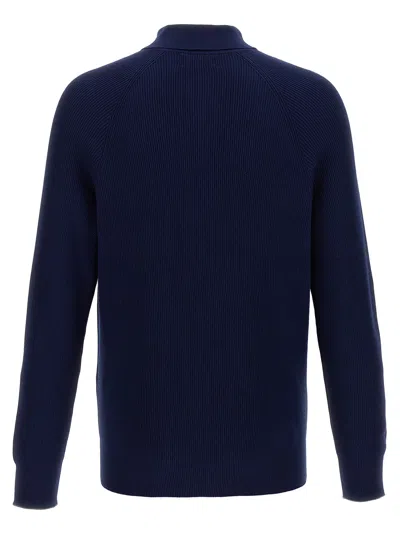 Shop Brunello Cucinelli Polo Sweater Sweater, Cardigans Blue