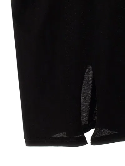 Shop Yohji Yamamoto Unfinished Pocket T-shirt Black