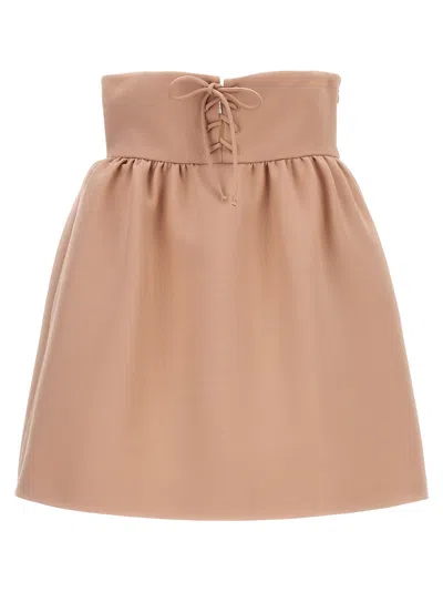 Shop Dior Wool Skirt Skirts Pink
