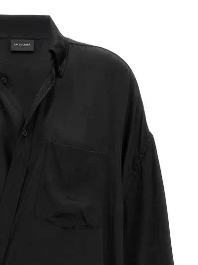 Shop Balenciaga Wrap Shirt, Blouse Black